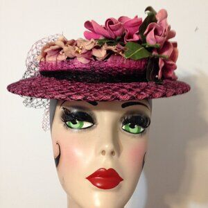 Woman's Vintage Paris Hat  Janet Meisner